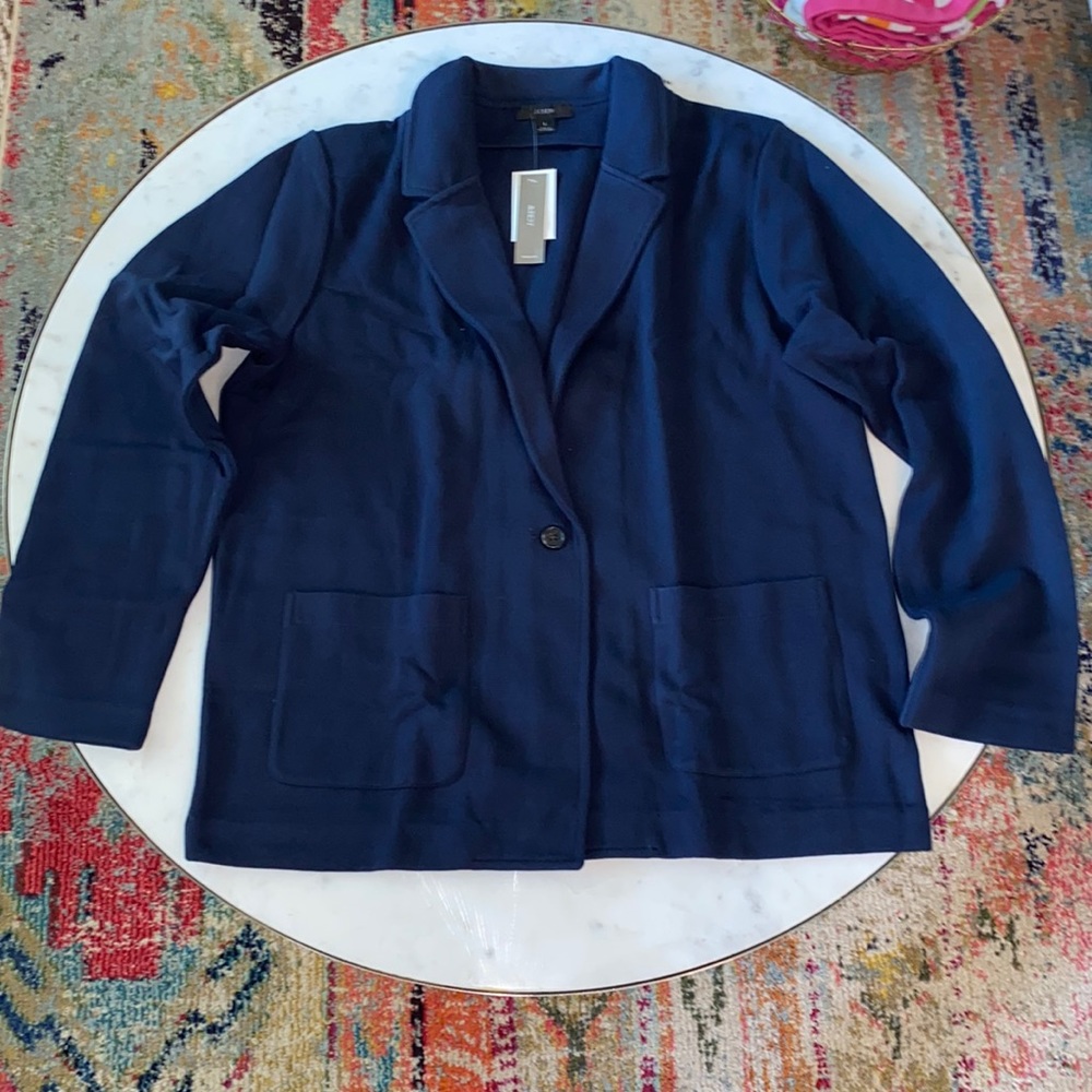 NWT JCREW Knit Oversized Blazer